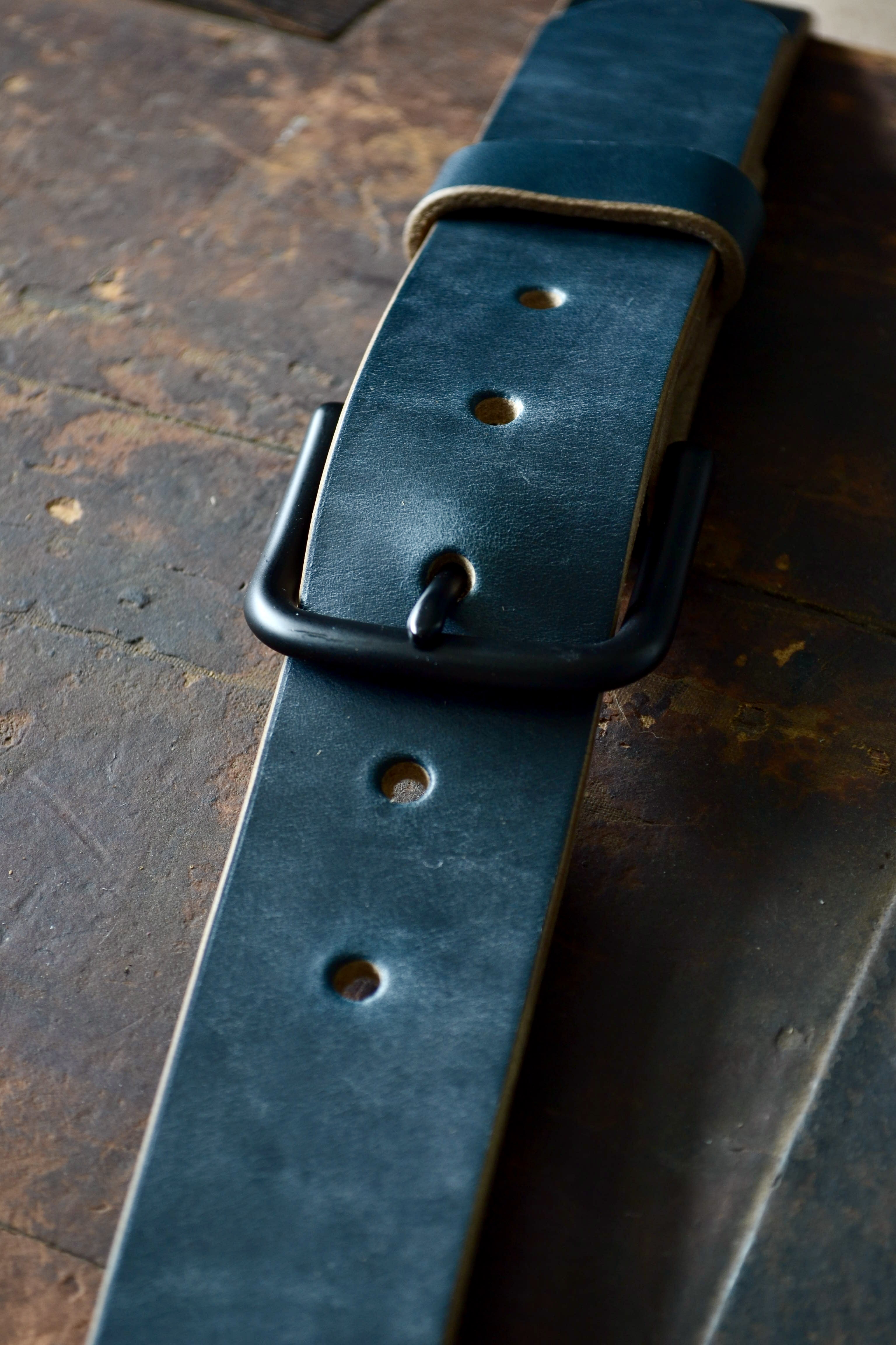 Leather belt