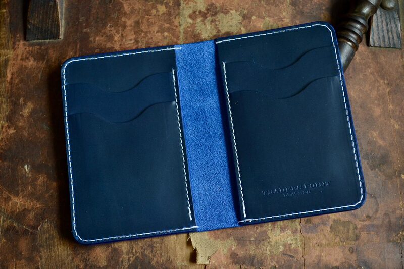 Navy wallet edge profile