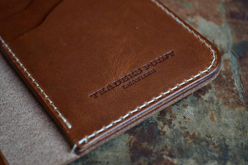 Wallet open with cards